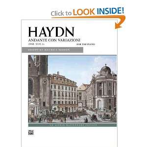  Haydn   Andante Con Variazioni (Alfred Masterwork Editions 