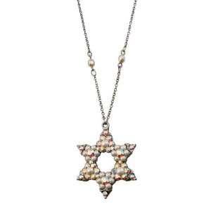  Authentic Star of David Silver Plated Pendant Designed by Michal 