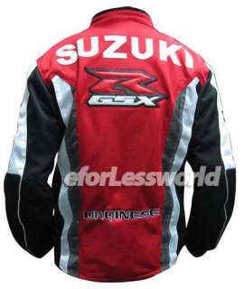 Motorcycle SUZUKI GSXR Mesh Textile Racing Jacket  