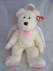 TY BEANIE BUDDIES 1999 Halo Angel Teddy Bear Plush CE