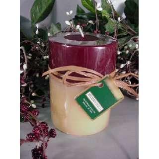  Mulberry/Vanilla Specialty Scented Round Pillar Candle 16 