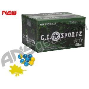  GI Milsim 2 Star Paintball Case 100 Rounds   Yellow Fill 