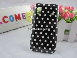 New black dot gloss Hard Case Skin Cover For Samsung Galaxy Ace S5830 