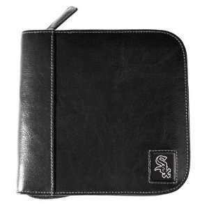  Chicago White Sox Black Square Leather CD Case: Sports 