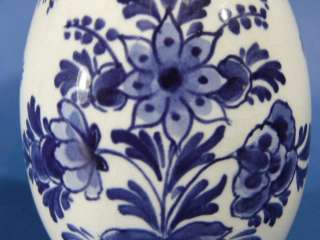 d292: Nice small Delft Blue VASE Porceleyne Fles (flaw)  