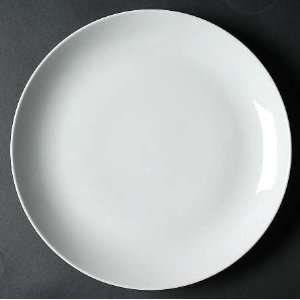 Ten Strawberry Street Royal Coupe White (Oversized) Dinner Plate 