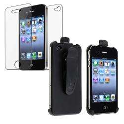 Swivel Holster/ Screen Protector for Apple iPhone 4S  