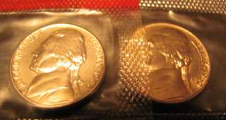1960 D GEM UNC Jefferson Nickel cut from US MInt Set  