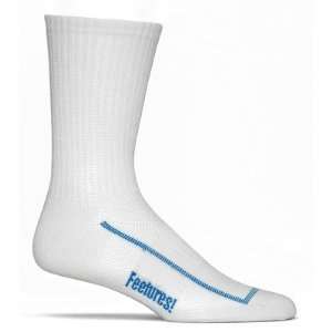  FA1501 Ultra Light Cushion Crew Sock Color White, Size Small Baby