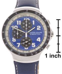 United Colors Of Benetton Mens Blue Dial Watch  