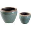New Ceramic Urn Pot Planter Set Of 2 (3 colors)   65713  