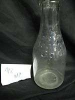 Vintage Silver Seal Meadow Gold 1 Qt. Milk Bottle  
