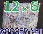 Soccer Nets   12 x 6 Goal Post Net   [Pair   2x Nets]