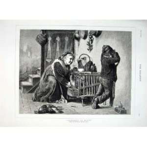   Childs Pet Condemned To Death Fine Art By Rotta 1876
