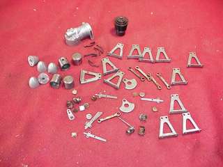 RARE VINTAGE PERKY MODEL AIRPLANE IGNITION ENGINE PARTS COLLECTION LOT 