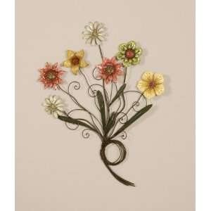   Flowers Wall Decor (Multi Colored) (36W x 2H x 30D): Home & Kitchen