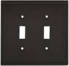 Stanley Home Designs V8070 Ranch Double Switch Plate Oil Rubbed Bronze 