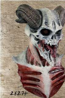 Devil Skull Scary Demonic Latex Halloween Mask  