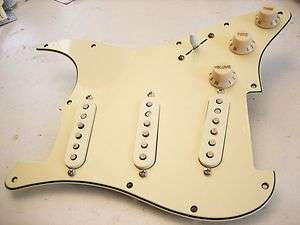  Custom Shop 69 Pickups Aged Cream Strat Pre wired Initialed by Abby