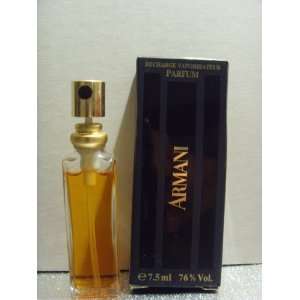   Giorgio Armani 0.25oz 7.5ml Perfume Extract Pure Parfum Refill Spray