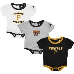   adidas 3 Piece Newborn/Infant Girls Body Suit Set: Sports & Outdoors