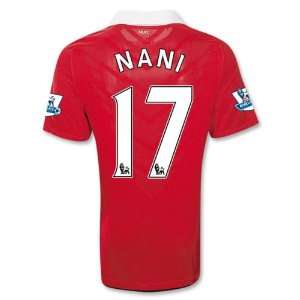   : Manchester United 10/11 NANI Home Soccer Jersey: Sports & Outdoors