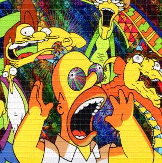 SIMPSONS TRIP   BLOTTER ART perforated psychedelic  