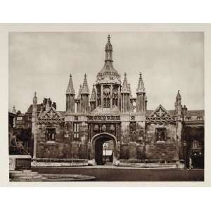  1926 Kings College Cambridge University Gatehouse   Original 