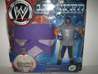 WWE Rosey wrestling figure & MASK New in BOX lot TNA Ruthless 