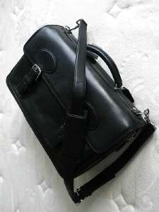 NWT Coach Large BLACK Business Duffle Laptop Travel Organizer Bag 