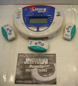 Jeopardy Remote Game Tiger 2003  3 Player +Instructions  