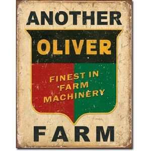  Another Oliver Farm Tin Sign , 13x16: Home & Kitchen