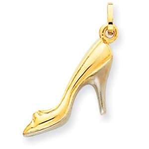  14k French High Heel Shoe Charm West Coast Jewelry 