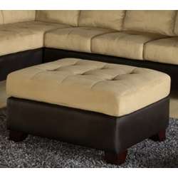 Charlotte Beige Sectional Sofa and Ottoman  
