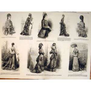  Ladies Fashion Dress Costume Travelling Pelerine 1876 
