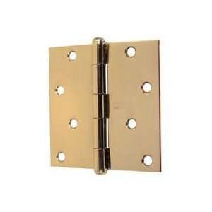 : Stanley Hardware Solid Brass 3 Inch Square Corner Residential Door 