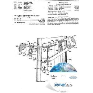    NEW Patent CD for UTILITY WIRE SUPPORTING BRACKET 
