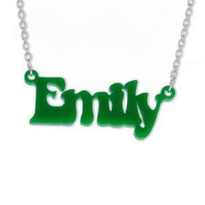  That 70s show Style Vinyl Crush Name Necklace Jewelry
