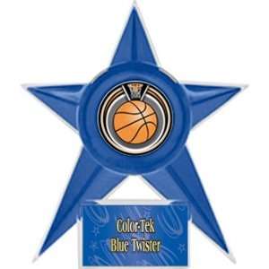 Basketball Stellar Ice 7 Trophy BLUE STAR/BLUE TWISTER PLATE   ECLIPSE 