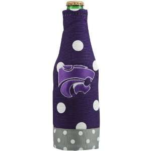  Kansas State Wildcats Purple Polka Dot Canvas 12oz. Bottle 