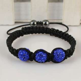   Bracelet Jewelry European Charm Bracelets 10MM 3 Crystal Disco Balls