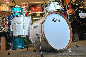Ludwig Club Date SE Jazzette Drum Set 18,12,14 White Pearl   FREE 