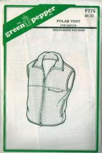 Green Pepper Mens Clothing Sewing Pattern  