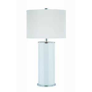  Lite Source LS 21424 Bianco Table Lamp, Chrome And Frost 