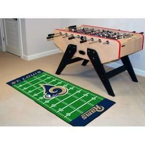  St Louis Rams NFL Runner Floor Rug: Sports & Outdoors