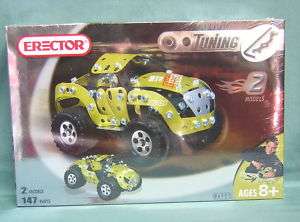 ERECTOR MULTI MODELS by MECCANO #4951 TUNING 165 PARTS  