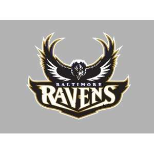   Baltimore Ravens Auto Car Bumper Decal Sticker 6 X 5: Everything Else