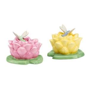 Lenox Butterfly Meadow Figural Dragonfly Salt and Pepper Set:  
