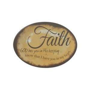  Plate Faith God Has You Mini Plate & Stand Kitchen 