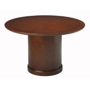  Espresso Mayline Sorrento 4 Round Conference Table with 